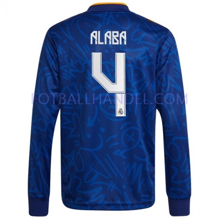 Herre Fotballdrakter Real Madrid David Alaba 4 Borte 2021-22 Langermet